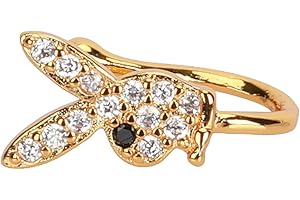 MILETINE Nose Rings,Fake Nose Ring,Septum Nose Ring,Piercing Jewelry Gift for Men Women,Nose Piercing Clip Eye-catching U Shape Copper Cubic Zirconia Multi-Style Shiny Ear Cuffs Nose Stud for Daily Wear - 18