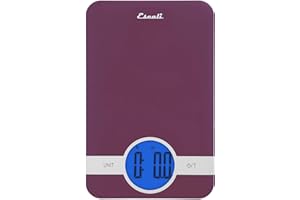 Escali C115P Ciro Digital Scale, 1 Count, Purple - 9" x 5.9" x 0.6"