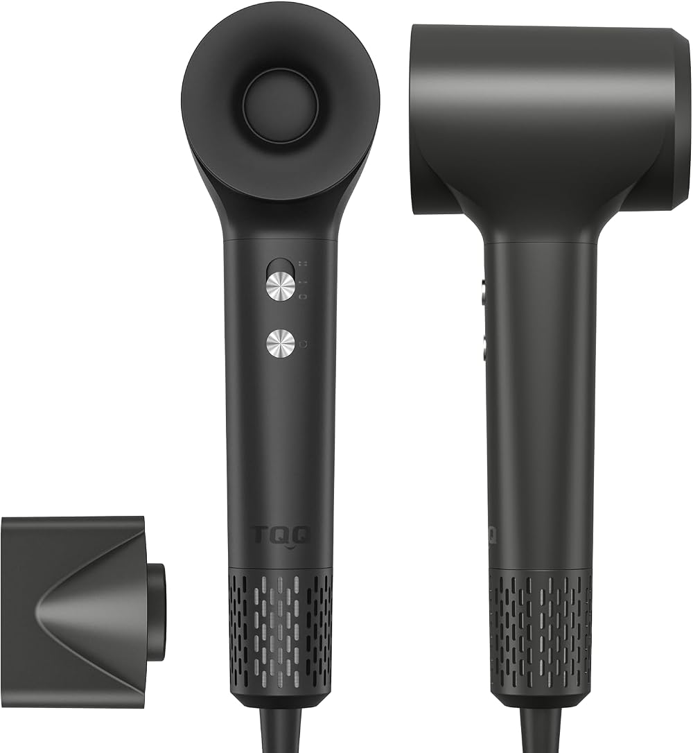 TQQ Hair Dryer 110,000 RPM Brushless Motor 200M Negative Ions 57dB