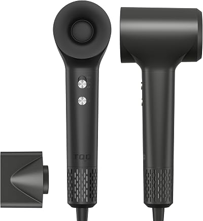 TQQ Hair Dryer 110,000 RPM Brushless Motor 200M Negative Ions 57dB