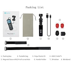 Feiyu Pocket 2S-Wearable 3-Axis Gimbal Stabilized