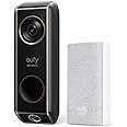eufy Security Video Doorbell (Wired) S330 with Chime, Dual Cam, Delivery Guard, Security Camera, 2K with HDR, No Monthly Fee, 16-24V, 30VA, homebase NOT Supported, Motion Only Alert