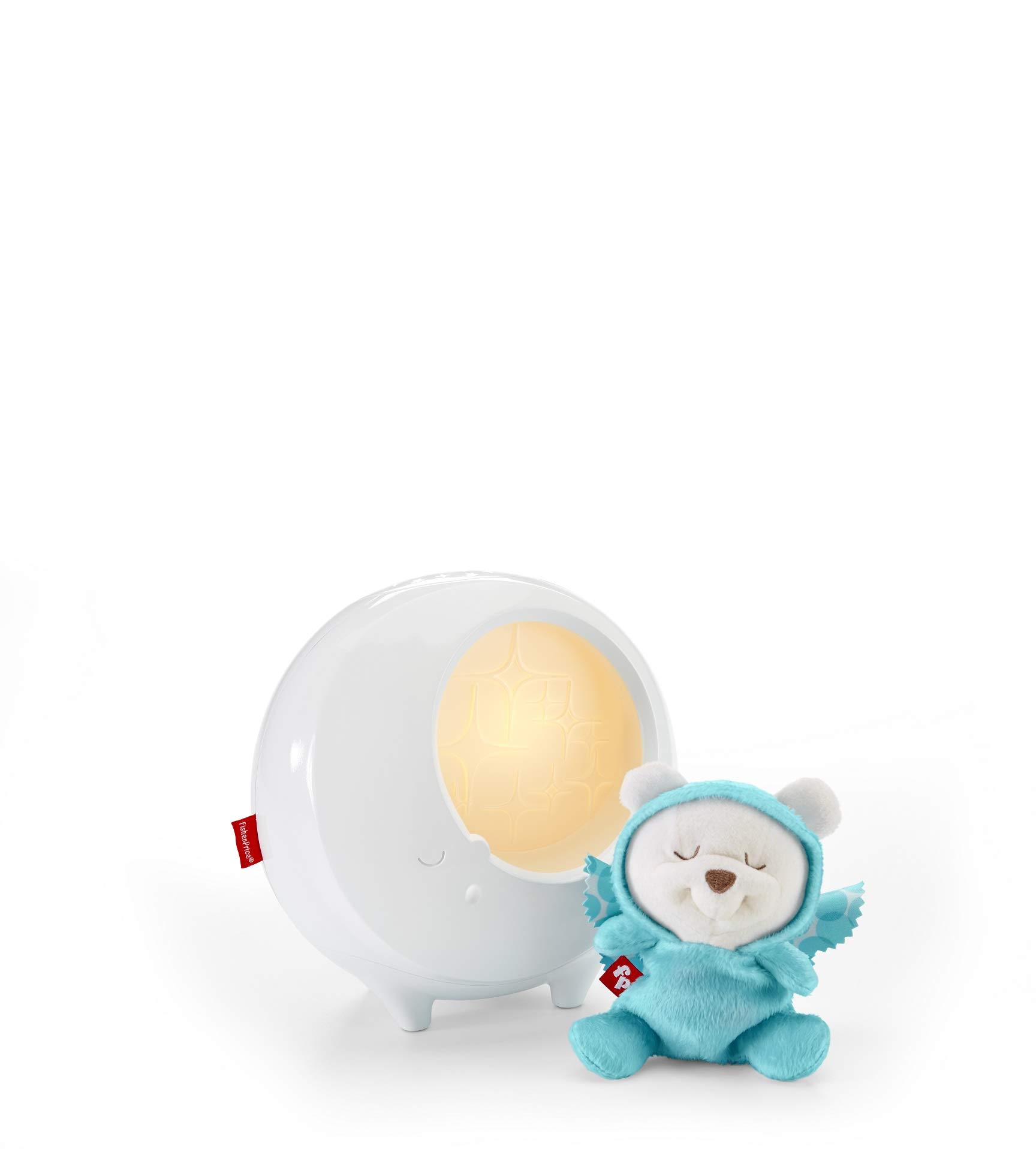 Fisher-Price DYW48 Butterfly Dreams 2-in-1 Soother, Light Projector with White Noise, Colour Changing Light, Music and Soft Toy, Suitable for New-Born