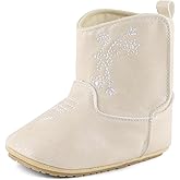 ESTAMICO Baby Girls Embroidery Western Boots