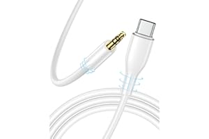 AILKIN iPhone 16 Aux to USB C Cord, USB Type C to 3.5mm Audio Aux Jack Cable for iPhone 16Pro Max 16e 16 15 Pro 15, Type C Auxiliary Cable for Car Stereo/Headphone for Samsung Galaxy S25 S24, Pixel 9Pro 8 7a