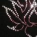 Lotus Flower Yoga Lily Pink Sparkly Bling Iron-on Rhinestone Transfer for T-Shirts by JCS Rhinestones