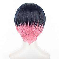 XiongXiongLe Valorant Clove Cosplay Wig Dark Blue
