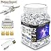 Platinum Connect Cat6 passthrough rj45 connectors, 100 PCS Jar, Gold Plated 3 Micron 3u for HIGH Speed Data Transmission (CAT6/100 PCS)