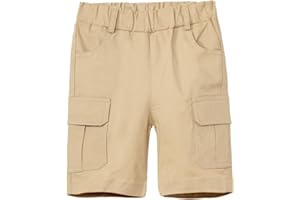 Mud Kingdom Little Boys Twill Cargo Shorts Summer Holiday