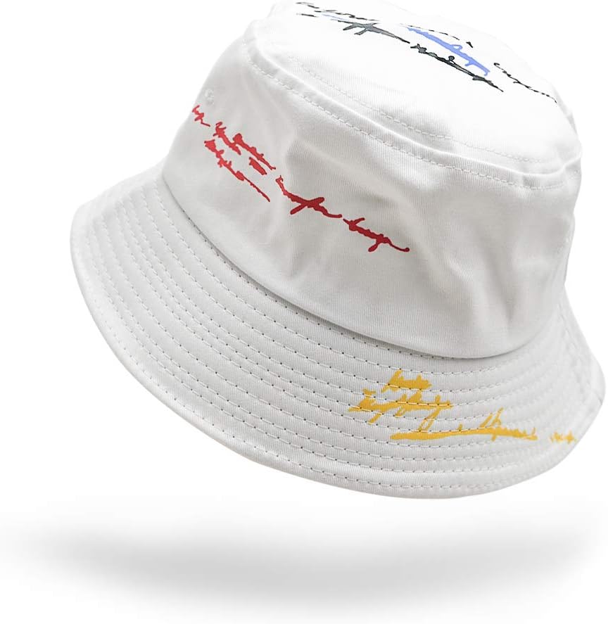 Bucket Hat,Unisex 100% Cotton Packable Summer Caps Youth hat Size Free Summer Travel Bucket Hat