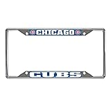 FANMATS 26533 Chicago Cubs Chrome Metal License