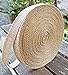 Burlap Ribbon by the Roll. Huge 50 Yards Jute Spool by Drency. 1 Inch