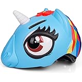 PATHLANE Kids Helmet Unicorn Bicycle Helmet for Girl Boy, CPSC and ASTM Safety Certified Children's Helmets for 3-8 Years Mul