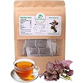EidolonGreen [China Medicinal Herb]100% Natural Perilla Frutescens Tea,Organic Perillae Folium tea,(Perillae Folium/Zisuye/紫苏叶/자소엽) Non-GMO, Caffeine-Free,15 Bleach-Free Tea Bags