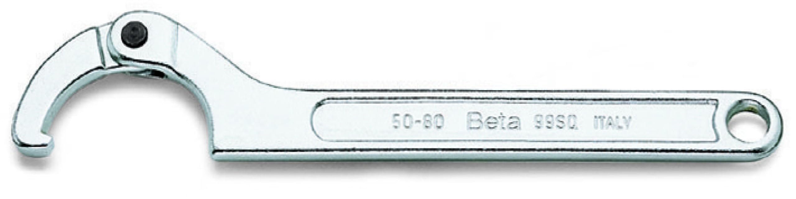 Beta 990250 Model 99 SQ50-80 Hook Spanner with Square Nose for Ring Nut, 50-80 mm Size