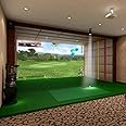TheTerakart Indoor Golf Simulator Impact Screen for Home Beginners Series Large Projection Screen for Golf Training