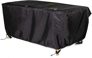 Awnic Abdeckung für Gartenmöbel Wasserdicht Abdeckplane Rattanmöbel Abdeckhaube Gartentisch Schutzhülle Oxford-Gewebe 170 X 115 X 71 cm