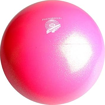 Pastorelli~Glitter HV - Pelota de Gimnasia rítmica (18 cm), Rosa ...