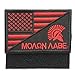 SpaceAuto USA American Flag w/Molon Labe Spartan Helmet Military Tactical Morale Badge Decorative Emblem Combat Patch 3