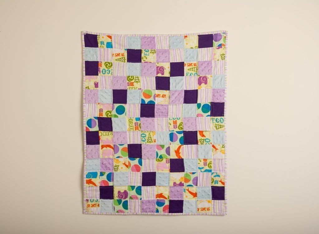 Purple "Scrappy" Mini Quilt