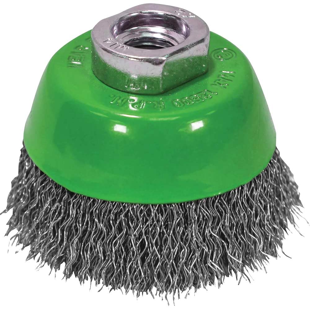 Faithfull WBC75S Wire Cup Brush 75 x M14 x 2 Stainless Steel / 0.30mm