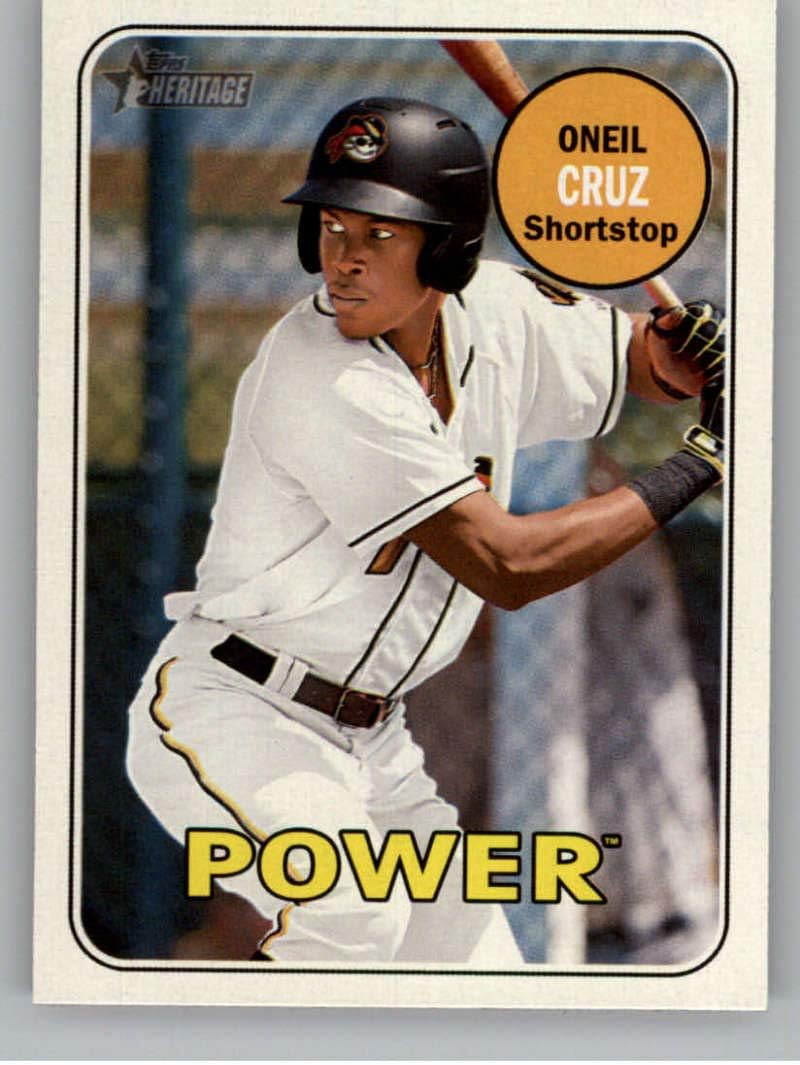 Amazon 2018 Topps Heritage Minor League 20 Oneil Cruz MLB 