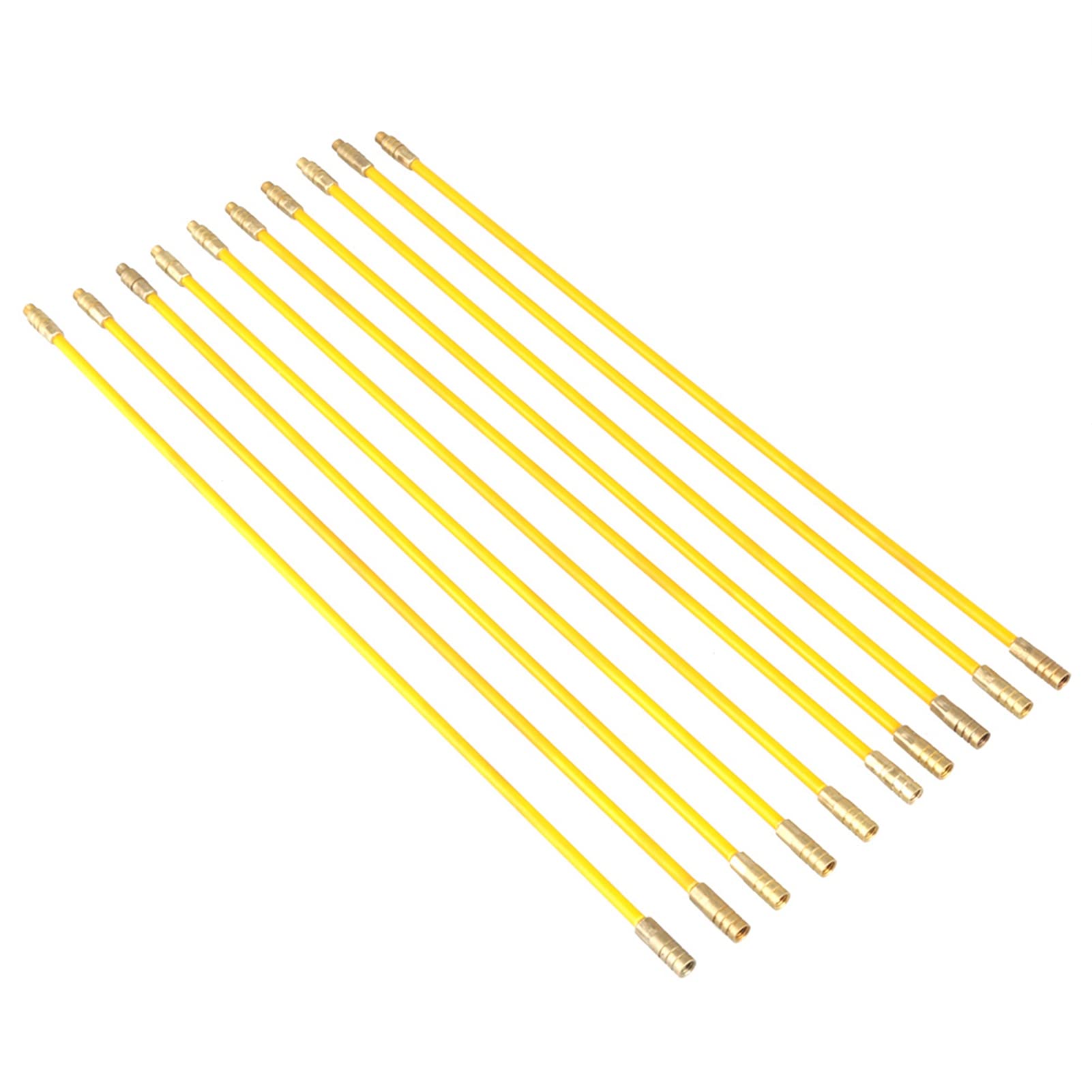 FTVOGUE 10Pcs Non-conductive, Multitools & Accessories Accessories Fiberglass Rods Electrical Cable Puller Rods 4.0mm*33cm / 13.0inch