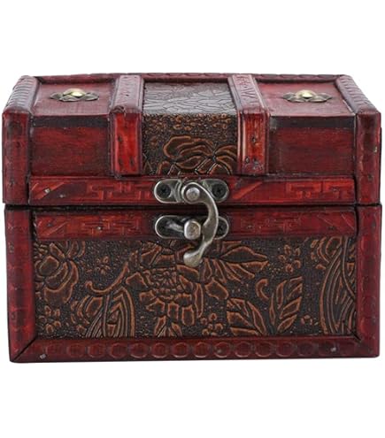 Boîte En Bois Brut Non Peinte Avec Couvercle à Charnière - À Décorer Soi-même, Rangement Ou Coffret Cadeau