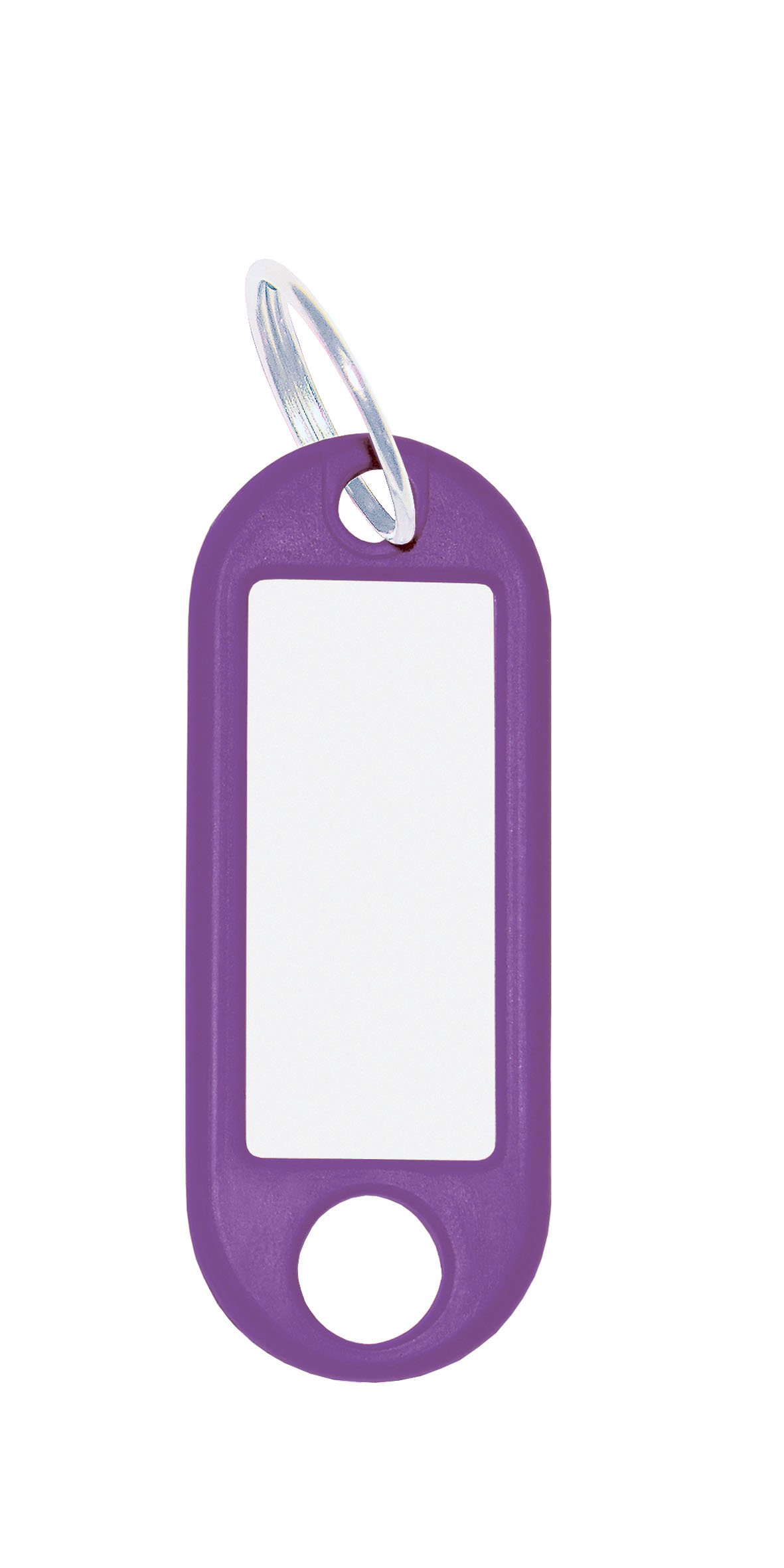 WEDO 262811808 Keyring for Labelling, Purple, Pack of 100, with Ring