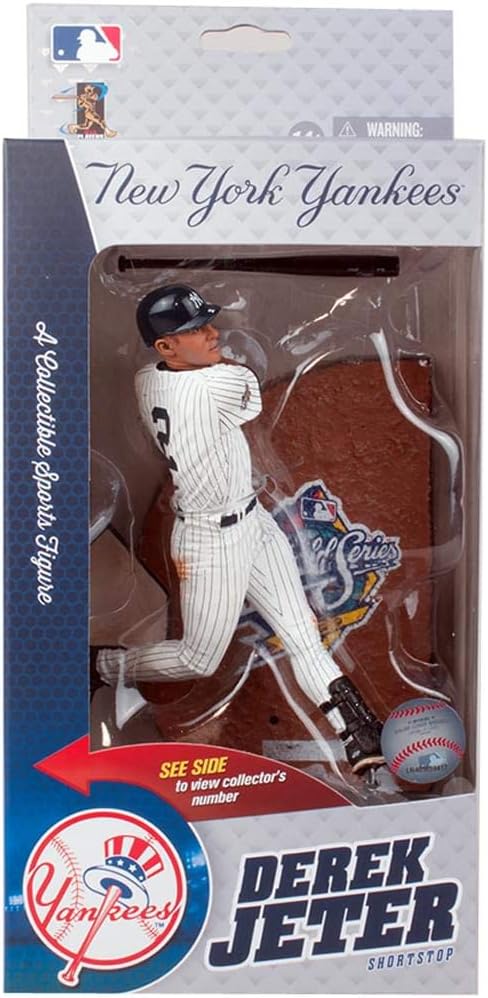 Derek Jeter (New York Yankees) 1999 World Series Commemorative MLB McFarlane #/3000 : Sports & Outdoors