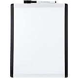 AmazonBasics Magnetic Dry Erase Board, plastic/aluminum frame, 8.5 x 11 Inch, 6 pack