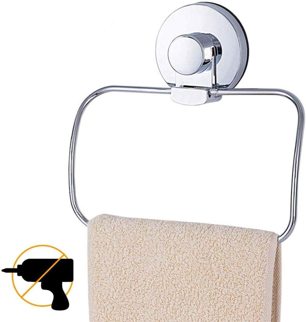 YJDT Soporte de Toalla de baño de Acero Inoxidable Ventosa Anillo de