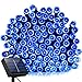 Solar Lights Outdoor 72ft 200 LED Fairy Lights, Ambiance lights for Patio, Lawn,Garden, Home, Wedding, Holiday, Christmas, Xmas Tree decoration,waterproof/Timer(Blue)