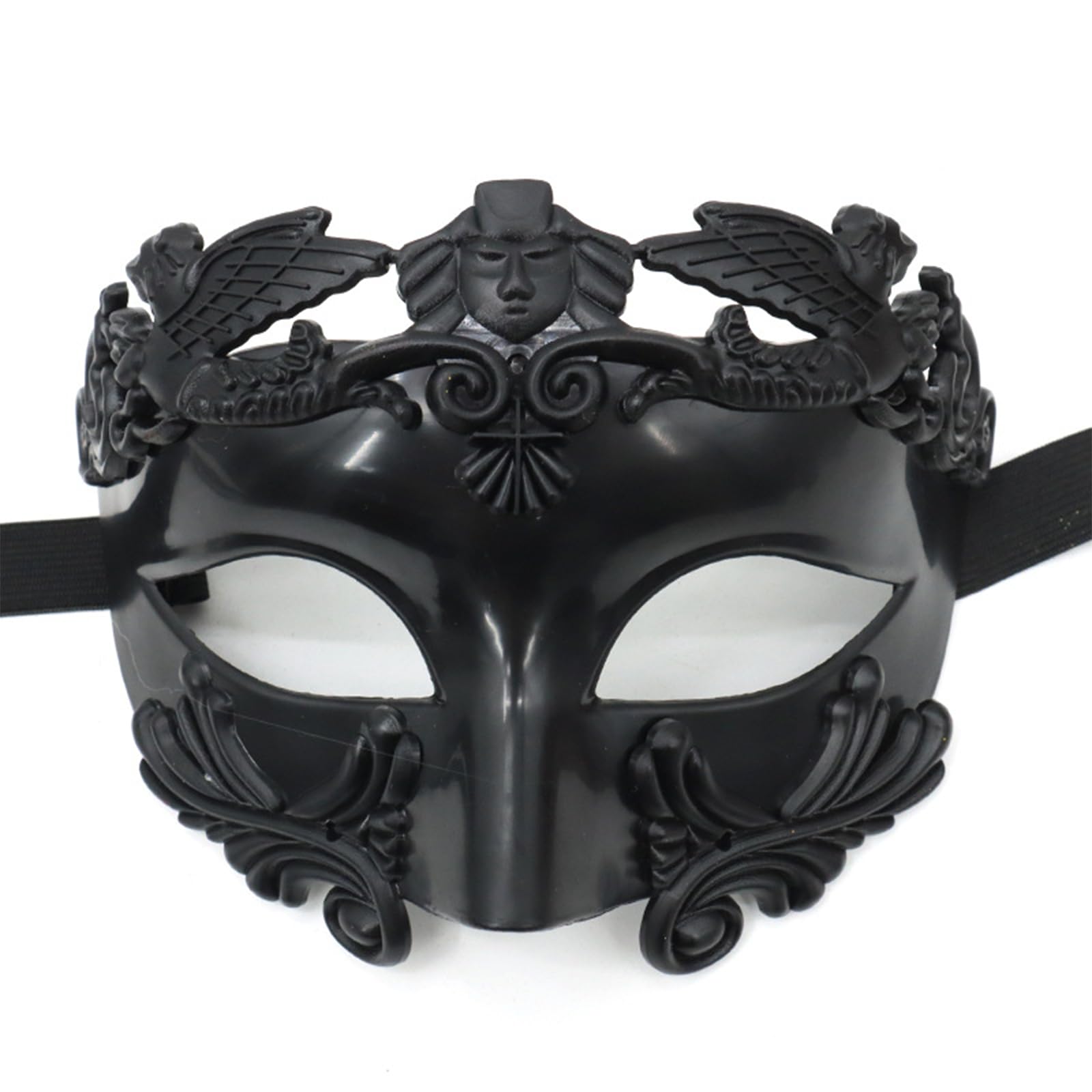 Vokowin Masquerade Mask for Men, Greek Roman Venetian Mask Mardi Gras for Mask Masquerade, Burlesque Ball Party (K436-1)