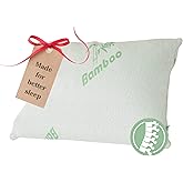 Lil Angel Pillows Cervical Orthopedic Bed Pillow with Firm Memory Foam Support for Neck, Soft Side, Back and Face Down Sleepers Perfectly Adjustable for Every Body and Size Cutting Edge Design