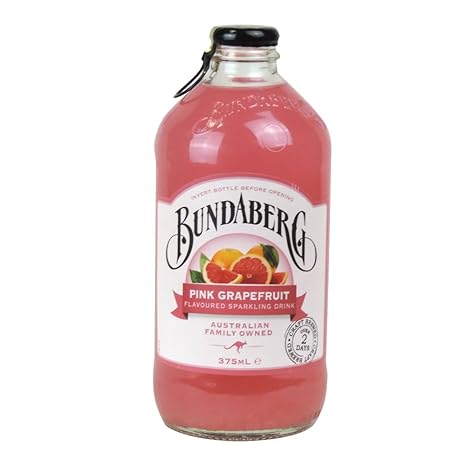 Bundaberg - Pink Grapefruit Flavoured Sparkling Drink - 375ml (Case of 12)