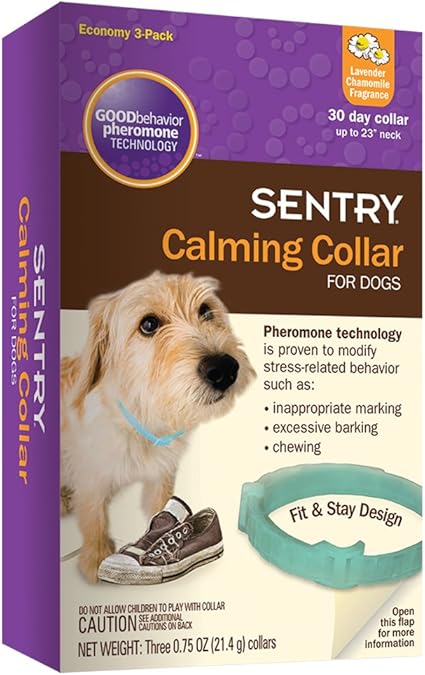 Amazon Com Sentry Calming Collar For Dogs Up To 23 Inch Neck