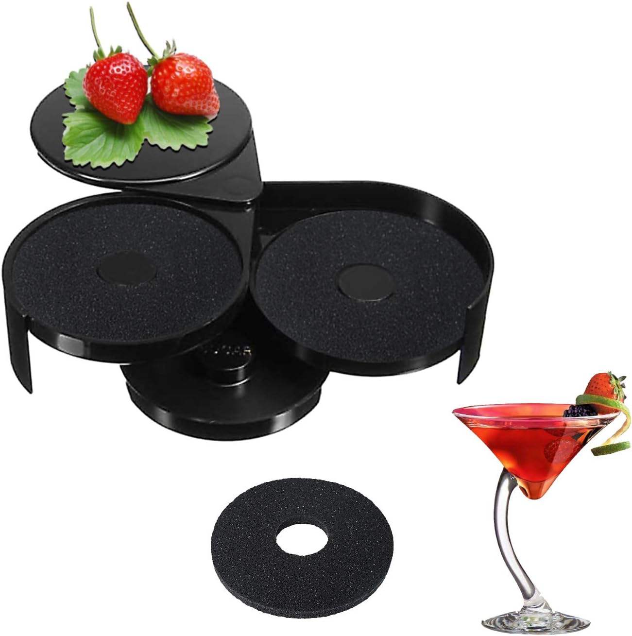  | Bar Rimmer Sponges(8PCS) Replacement for Glass Rimmer/Margarita Salter by Wadoy: Rimming Salts & Sugars