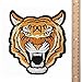 Tiger Embroidered Iron-On Applique Patch, Embroidery Patch, 8-1/4'' x 8-1/4'' by 1 pc, TR-11300