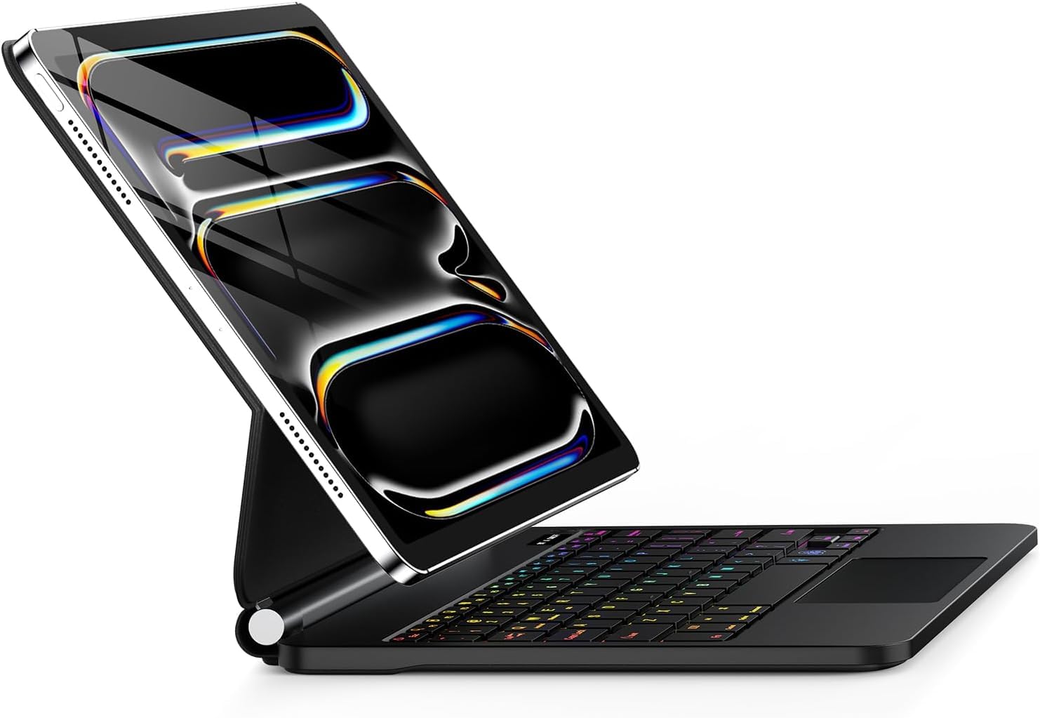 Photo 1 of GGQFGTOJ for iPad Pro 13 Inch Case with Keyboard (M5/M4, 2025/2024)?Magic-Style Magnetic – 7 Colors Backlight -Floating Cantilever Stand - Multi-Touch Trackpad Keyboard Case for iPad Pro 13