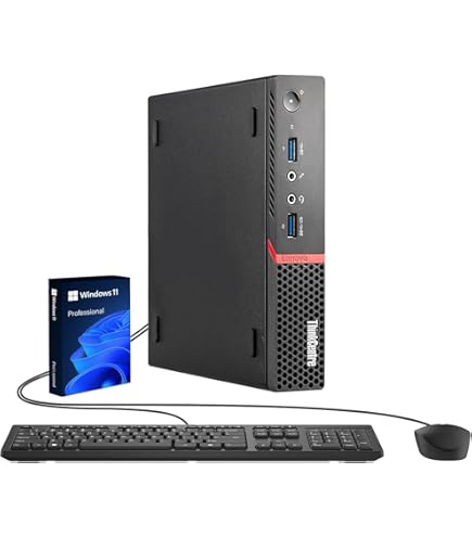 Amazon.com: Lenovo ThinkCentre M910q Tiny Desktop Computer Mini PC