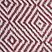 DII Diamond Throw Collection Woven Cotton, 50x60, Barn Red