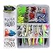 INDELITE 233Pcs Fishing Lure Kit Variety Set for Pros and Beginners Conveniently Packed in Tackle Box for Men, Women and Ice Fishing Enthusiasts