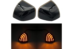 LOIYLLEN Passenger and Driver Side Mirror Turn Signal Light Replacement for Dodge Ram 1500 2500 3500 2010 2011 2012 2013 2014