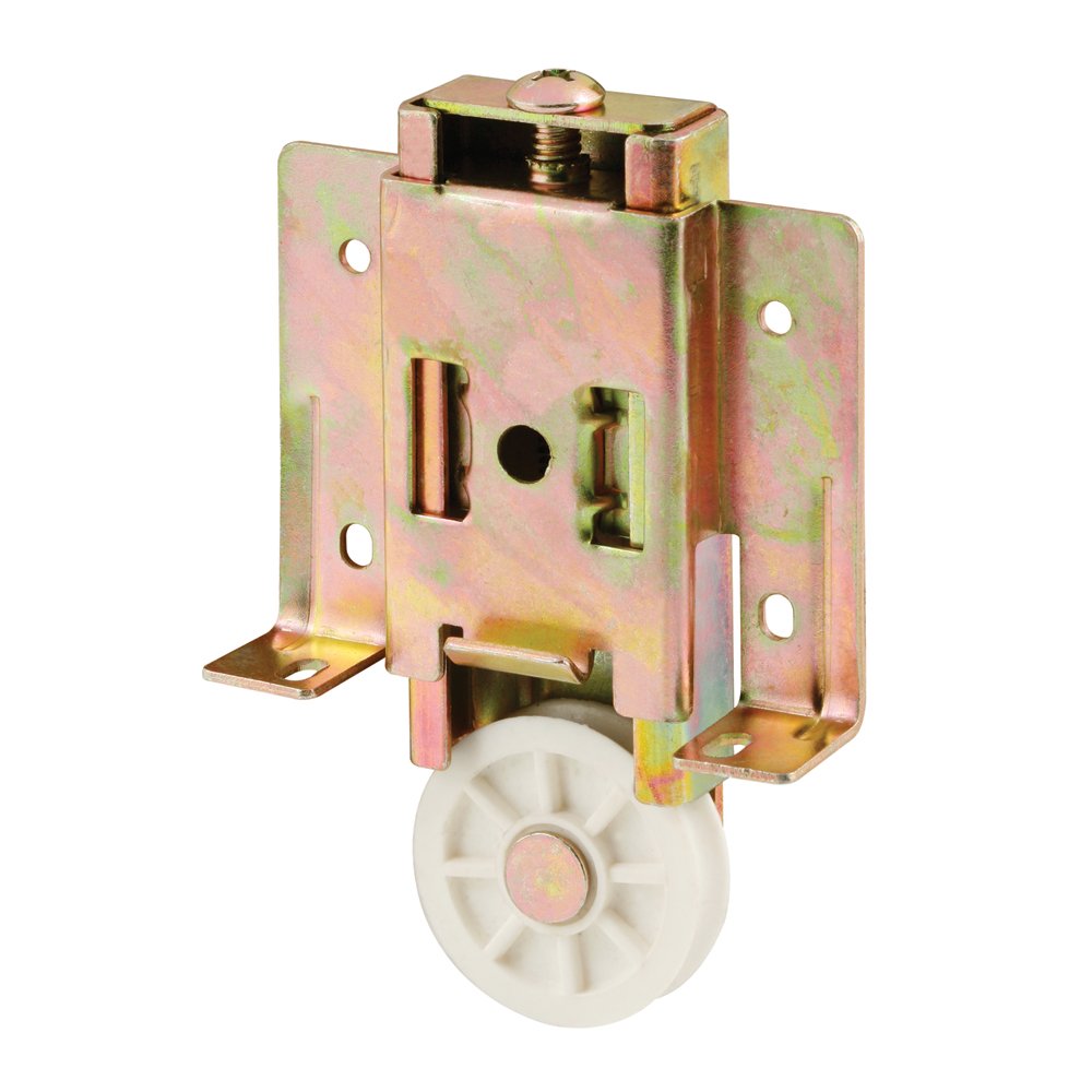 Photo 1 of Prime-Line N 6817 Steel, Mirrored Wardrobe Door Roller Assembly, for Cox Doors (Single Pack)