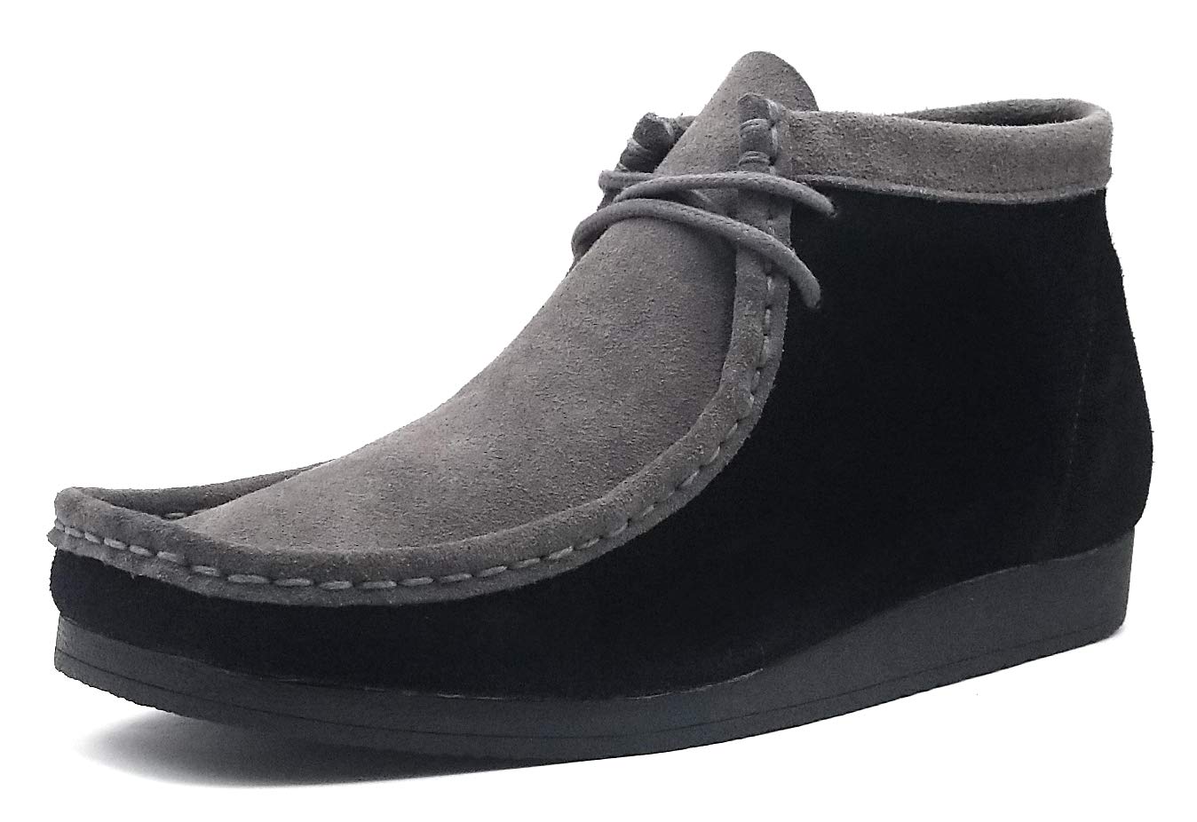 Nairobi Gold Mens Wallabee G2 Genuine Leather Lace Up Boots Moccasin Toe Chukka