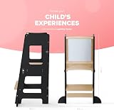 kidoola Learning Tower & Mini Desk Toddler Safe Height Adjustable view 2