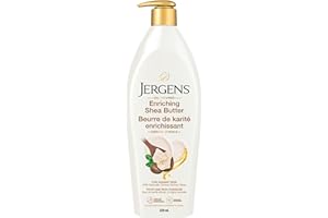 Jergens Enriching Shea Butter Moisturizer & Body Lotion for Dry Skin (620 mL)