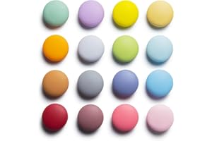 SUNURS 16/9-Piece Cute Colorful Fridge Magnets – Glossy & Matte Finish Refrigerator Magnets for Whiteboard, Locker, Kitchen, 