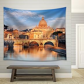Vatican City, Rome - Fabric Wall Tapestry Home Decor - 51x60 inches